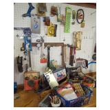 Workshop Tool Assortment with Craftsman Sabre Saw and Kreg Jig