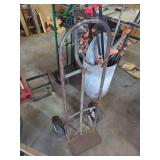 Industrial Steel Hand Truck with Pneumatic Tires