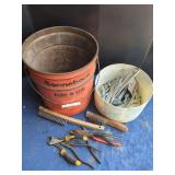Assorted Hand Tools Including Thorsen Wrenches and Pliers