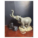 Elephant Figurines Set of Three