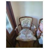 Upholstered Armchair with Italian Frame