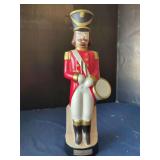 1990 Jim Beam Holiday Collector Series Drummer Nutcracker Kentucky Straight Bourbon Whiskey Decanter