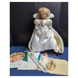 Danbury Mint Shirley Temple Little Princess Porcelain Doll with Accessories and Box