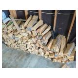 Stacked Split Hardwood Firewood
