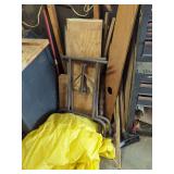 Mixed Dimensional Lumber, Plywood Panels, and Metal Folding Table Frame