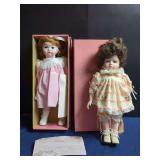 Bradley's Original Collectible Dolls Set with Boxes and Certificates