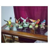 Porcelain Bird Figurine Assortment