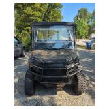 Polaris Ranger 4X4 Side-by-Side Utility Vehicle with Extra Set of Four Wheels and Tire Chains