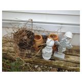 Garden Statuary and Planter Assortment