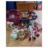 Assorted Holiday Decor and Ornament Lot