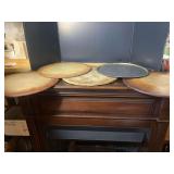 Pampered Chef Family Heritage Stoneware Collection Pizza Stones Lot
