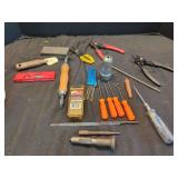 Assorted Hand Tools and Shop Hardware Lot