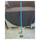 Adjustable Support Pole with Ratchet Mechanism and Swivel Foot