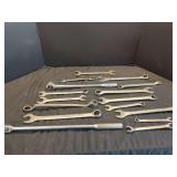 Assorted Mixed Brand Hand Wrenches and Ratchets