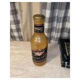Miller Genuine Draft MGD Giant Plastic Bottle Coin Bank