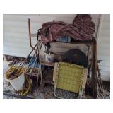 Assorted Tools, Hardware, and Miscellaneous Outdoor Equipment
