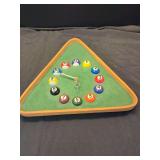 Kirch Copyrighted Billiard Ball Triangle Wall Clock