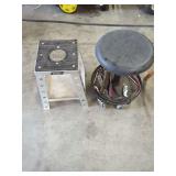 Moose Racing Aluminum Stand and Rolling Mechanic Seat with Tools