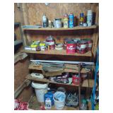 Assorted Workshop Hardware, Paint, and Tools Collection