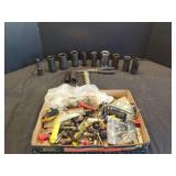 Assorted Pittsburgh Impact Sockets and Hardware Lot