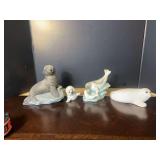 Assorted Seal Figurine Collection Including Masterpiece Porcelain And Enesco