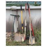 Assorted Yard and Garden Hand Tools Lot