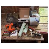 Mixed Assortment of Power Tools, Hand Tools, and Workshop Accessories