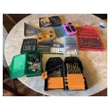 Assorted Drill Bit and Hardware Sets