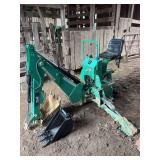 TMI Hornet BH Backhoe Attachment with 16 and 10 Inch Buckets