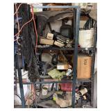 Assorted Automotive Parts, Tools, and Shop Equipment