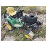 John Deere Riding Lawn Mower Chassis for Parts