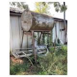 Fuel Tank on Metal Stand