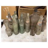 Assorted Glass Bottles, Jars, and Jugs Collection