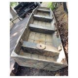 Fourteen Foot Aluminum Jon Boat