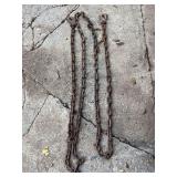 Heavy Duty Link Chain with End Hooks