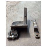 Heavy Duty Trailer Hitch Receiver Mount with Combination Pintle Hook and Ball