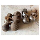 Assorted Trailer Hitch Balls Lot of Four
