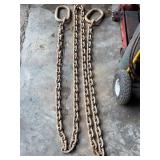 Heavy Duty Iron Chain with End Rings approximately 18 Foot