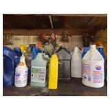 Assorted Automotive Fluids, Cleaners, and Hardware Lot
