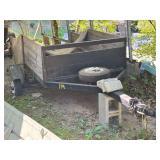 Small Utility Trailer 7x3.5 Ft (No Title)