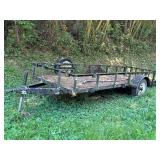 14 x 5 Ft Utility Trailer (No Title)