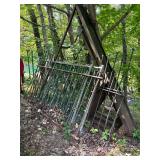 Two Trailer Tongues and Metal Fencing Material