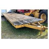 2000 Hurst Tri-Axle Flatbed Trailer (No Title)