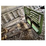 Green Heavy Duty Tractor Pallet Fork Attachment