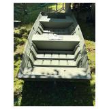 Fish Master 14 Foot Aluminum Jon Boat Model F1436 (No Title)