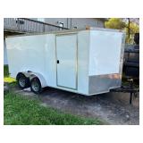 South Georgia Cargo Enclosed Dual Axle Trailer (No Title)