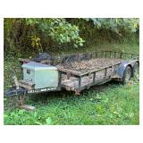 Gator U.S.A. 16 x 6.5 Ft Dual Axle Trailer (No Title)