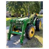 John Deere 5205 Tractor with 521 Loader