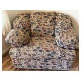England/Corsair Floral Upholstered Armchair