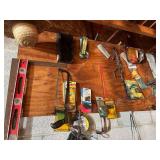 Assorted Workshop Tools and Hardware Lot